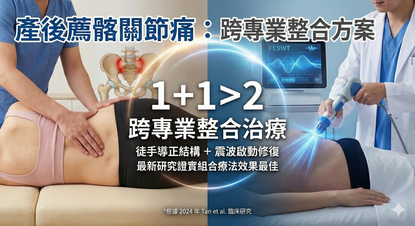 產後腰痛久治不癒？因為妳可能需要「1+1 > 2」的跨專業整合治療！