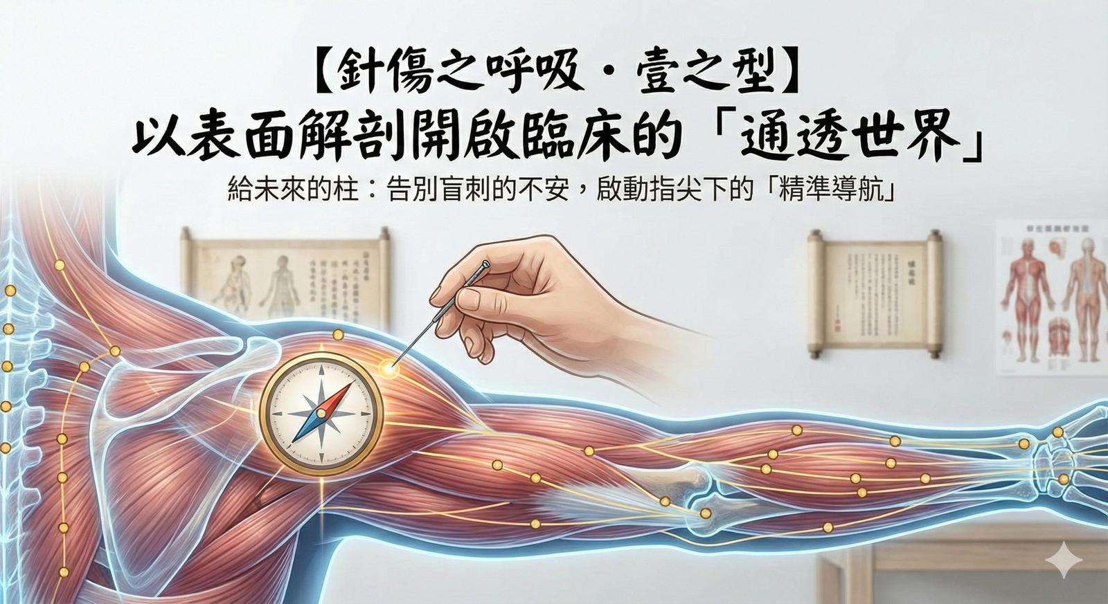 針傷之呼吸・壹之型：以表面解剖開啟臨床的「通透世界」