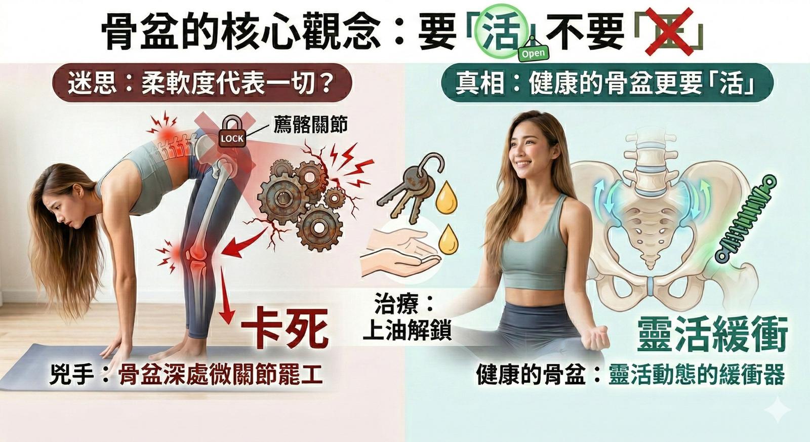 「感覺有東西鑽進骨頭裡」、「好像兩塊骨頭在互相摩擦」......